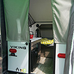 Viking 9.0TD Rear Entry from inside the Optional Flex Rod Tech Add A Room May Show Optional Features. Features and Options Subject to Change Without Notice.