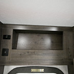 Overhead Cubbie Above Entry Door, Next to USB and HDMI Plug-Ins
 May Show Optional Features. Features and Options Subject to Change Without Notice.