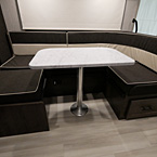 U-Shaped Dinette Table
 May Show Optional Features. Features and Options Subject to Change Without Notice.