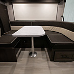 U-Shaped Dinette Table
 May Show Optional Features. Features and Options Subject to Change Without Notice.