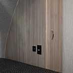 Light Switch and USB Port
 May Show Optional Features. Features and Options Subject to Change Without Notice.