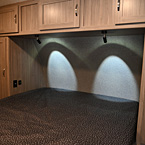 Bedroom with Four Overhead Cabinets 
 May Show Optional Features. Features and Options Subject to Change Without Notice.