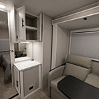 Extra Storage Cabinets and Counter Space Near Lounge Seats Shown Open
 May Show Optional Features. Features and Options Subject to Change Without Notice.