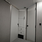 View of Bedroom and Bathroom Doors Closed From Rear of Unit
 May Show Optional Features. Features and Options Subject to Change Without Notice.