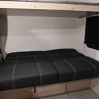 Sofa in Bunk Room Shown Extended as a Bed
 May Show Optional Features. Features and Options Subject to Change Without Notice.
