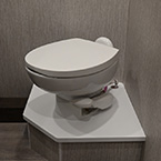 Foot Flush Toilet May Show Optional Features. Features and Options Subject to Change Without Notice.