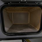 Exterior Storage Compartment Shown Open on the Front Off-Door Side. May Show Optional Features. Features and Options Subject to Change Without Notice.