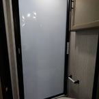 Frosted Shower Door Shown Closed.
 May Show Optional Features. Features and Options Subject to Change Without Notice.
