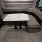 J-Lounge with One Cabinet Door in Bench.
 May Show Optional Features. Features and Options Subject to Change Without Notice.