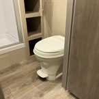 Foot Flush Toilet Next to Linen Closet.
 May Show Optional Features. Features and Options Subject to Change Without Notice.