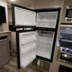 Optional 7 Cubic Foot Refrigerator Shown Open.
 May Show Optional Features. Features and Options Subject to Change Without Notice.