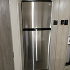 Residential Stainless Steel 10 Cubic Foot Refrigerator. 
 May Show Optional Features. Features and Options Subject to Change Without Notice.