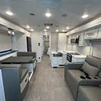 Full Interior View Of Coachmen Mirada 315Ks From Front Looking Back
 May Show Optional Features. Features and Options Subject to Change Without Notice.