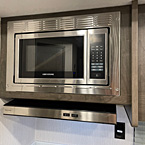 Kitchen Stainless Steel Range Hood with Light, Microwave Oven
 May Show Optional Features. Features and Options Subject to Change Without Notice.