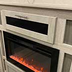 Optional Fireplace w/Electric Heater and cabinets
 May Show Optional Features. Features and Options Subject to Change Without Notice.