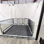Rear Ramp Door with Optional Party Deck May Show Optional Features. Features and Options Subject to Change Without Notice.