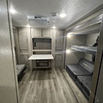 Front view into back of bunkroom May Show Optional Features. Features and Options Subject to Change Without Notice.