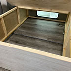Underbed storage area with access to outside exterior storage
 May Show Optional Features. Features and Options Subject to Change Without Notice.