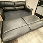 Tri-fold hide-a-bed sofa shown open May Show Optional Features. Features and Options Subject to Change Without Notice.