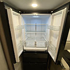 Ever Chill 17 cu ft 12V refrigerator with doors shown open May Show Optional Features. Features and Options Subject to Change Without Notice.