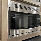 Overhead stainless steel microwave oven with glass turntable May Show Optional Features. Features and Options Subject to Change Without Notice.