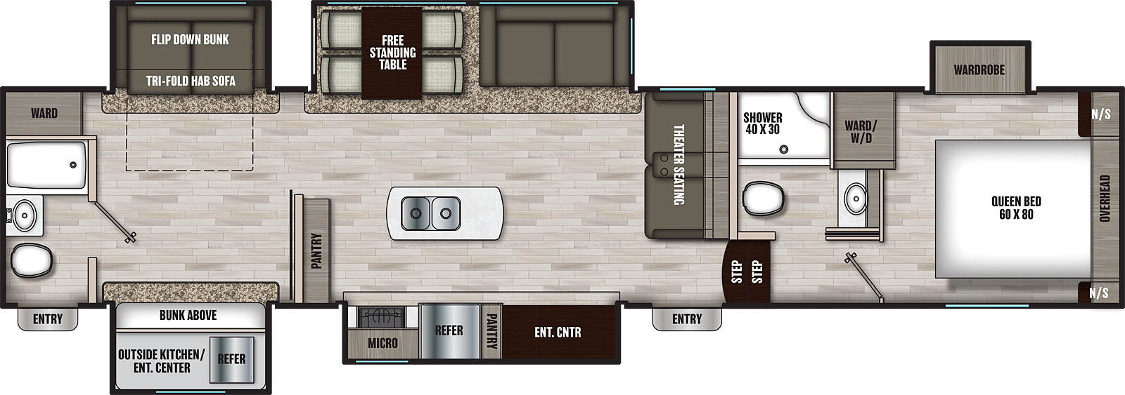 Coachmen Chaparral 5th Wheel Floor Plans | Floor Roma