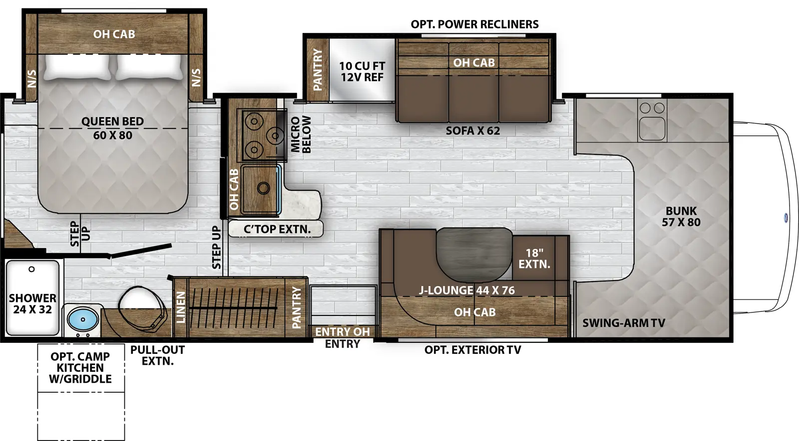 Leprechaun 260DS Floorplan