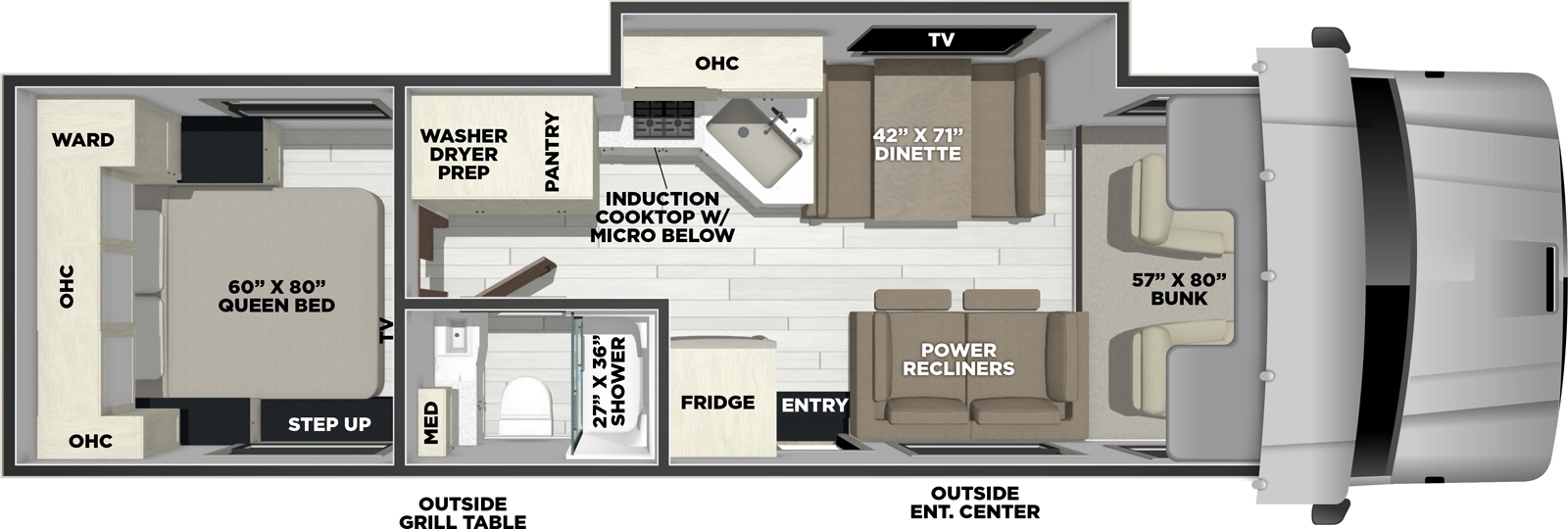 Entourage 320LV Floorplan
