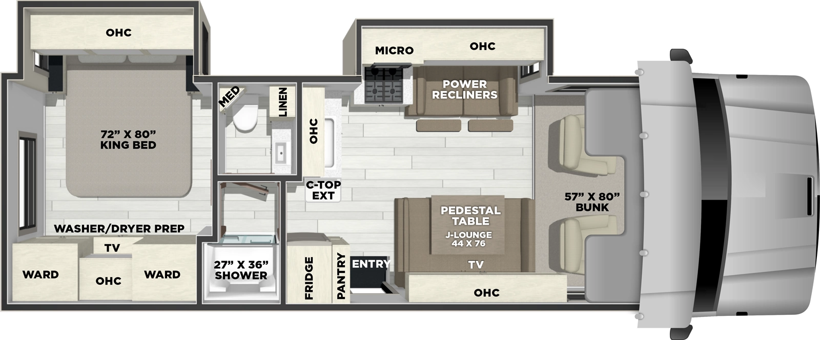 Entourage 330DS Floorplan