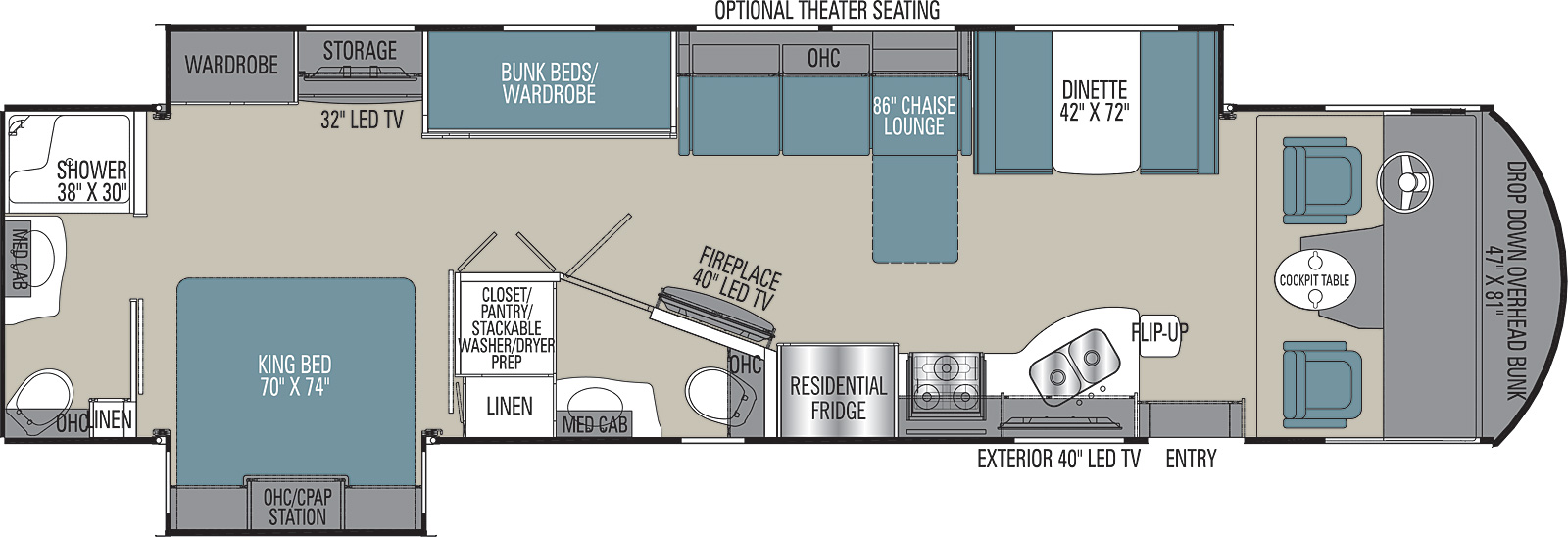2020 37RB Floorplan